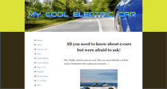 Desktop Screenshot of mycoolelectriccar.com
